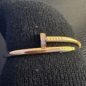 Gold Screw Bracelet
